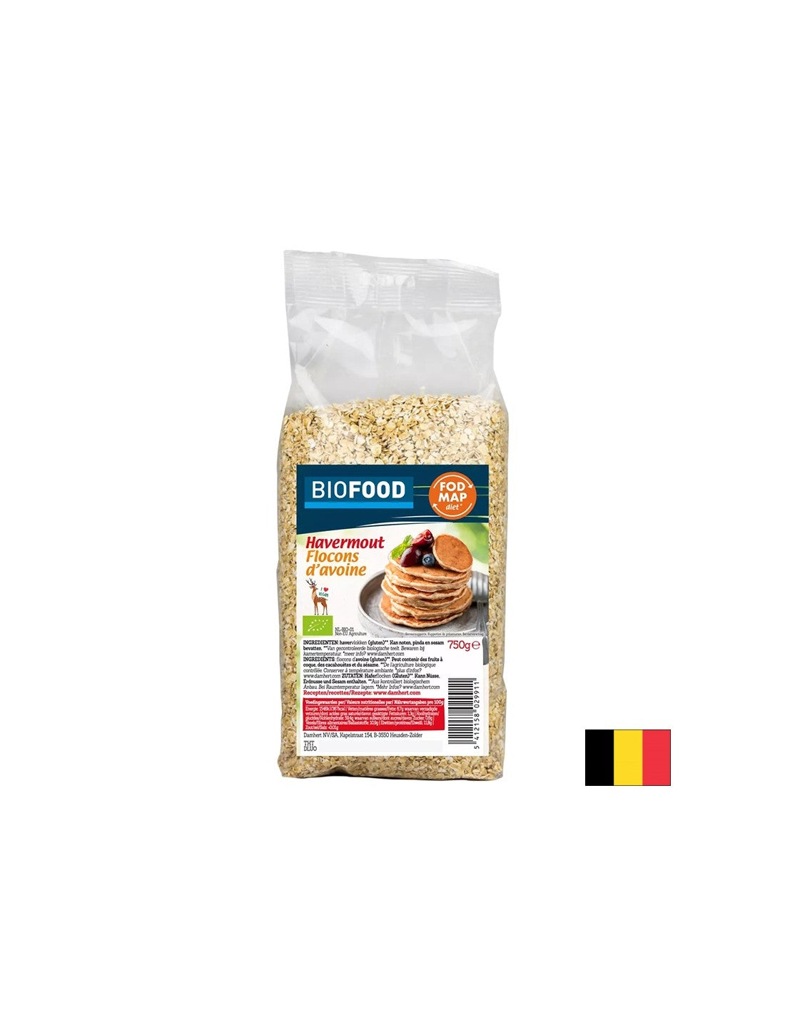 Haferflocken, BIO, 750 g