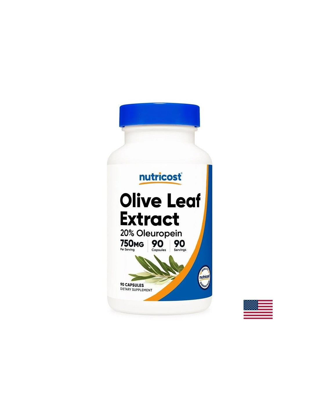 Herzgesundheit und Immunität – Olive (Blatt), 750 mg x 90 Kapseln
