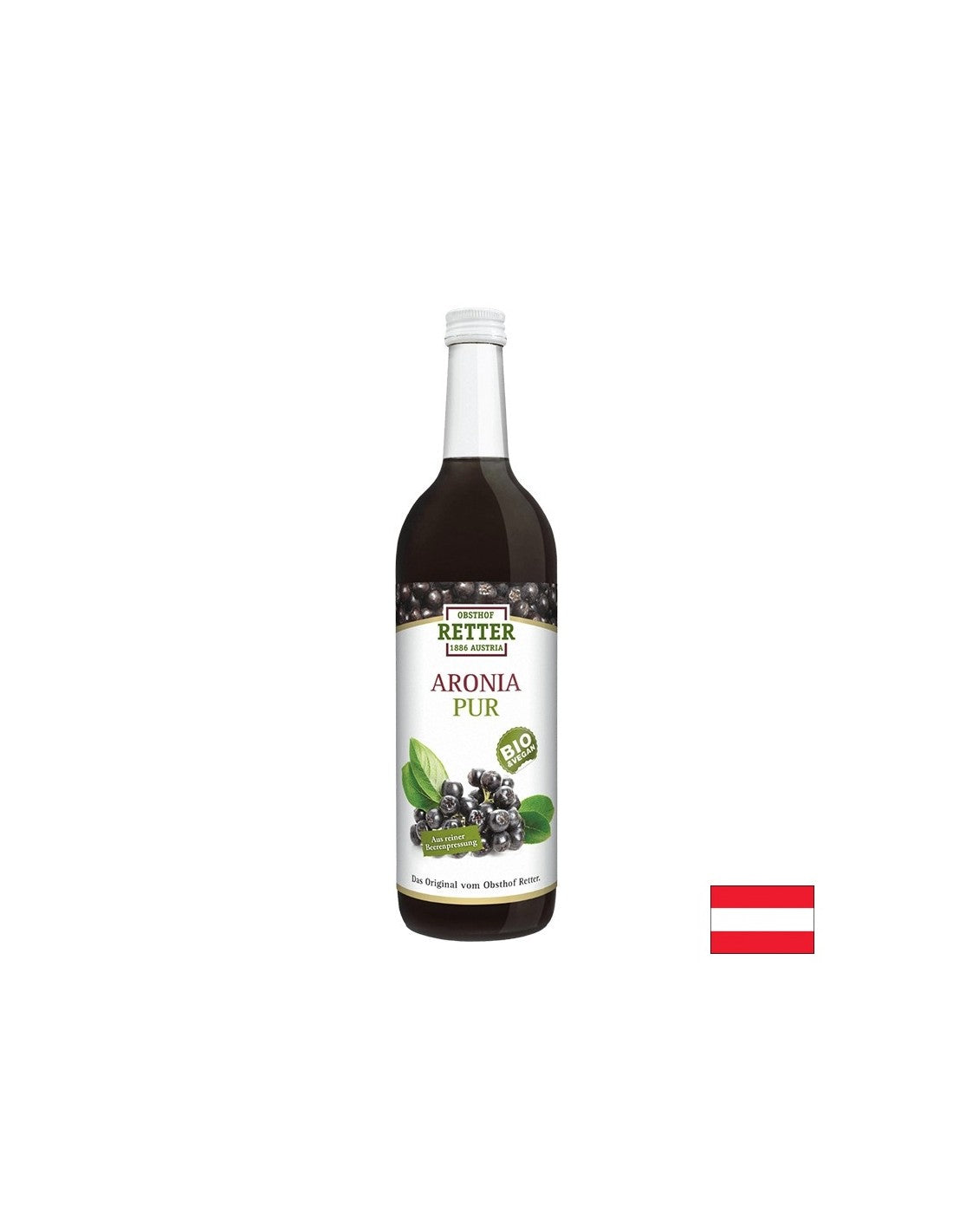 Immunität und ein gesundes Herz – Aroniasaft, BIO, 750 ml