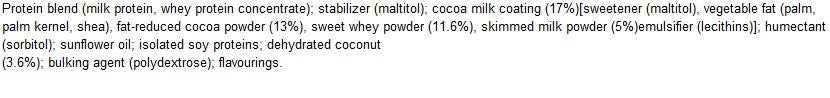 Aktiver 33% hoher Proteinbalken - 60 Gramm