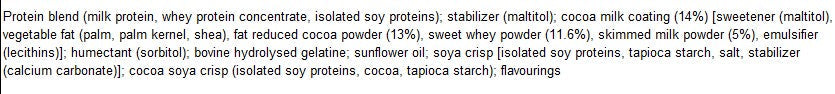 Mega Pro 36% hoher Proteinbalken - 85 Gramm