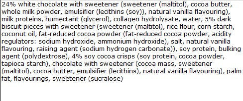 Deluxe Proteinbalken / 55 g / Cookies & Creme