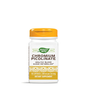 Chromium Picolinate 200 mcg x 60 capsules Nature's Way - Nutra Best Europe