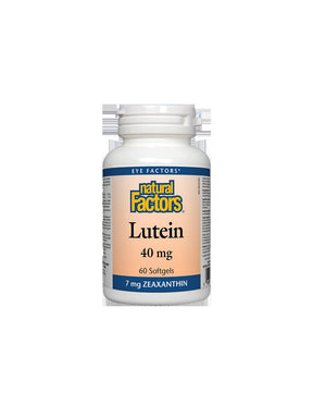 Lutein/ Lutein 40 mg + Zeaxanthin x 60 softgel capsules Natural Factors - Nutra Best Europe