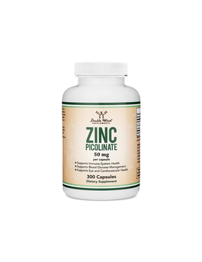 Zinc Picolinate, 300 capsules Double Wood - Nutra Best Europe