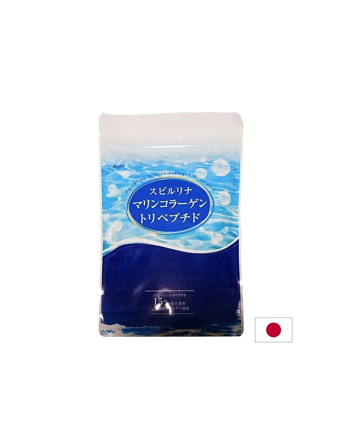 Japanische Spirulina + Fischpeptide und Vitamin C – Unterstützt Gelenke und Haut, 800 Tabletten