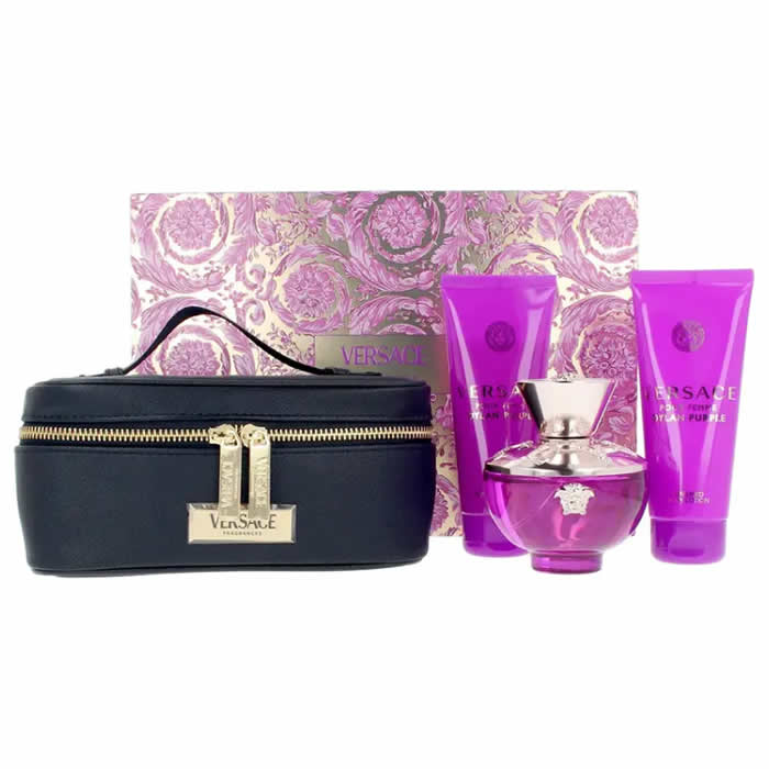 <tc>VERSACE</tc> Pour Femme Dylan Purple Eau De Parfum Spray 100 ml Set 4 Stück