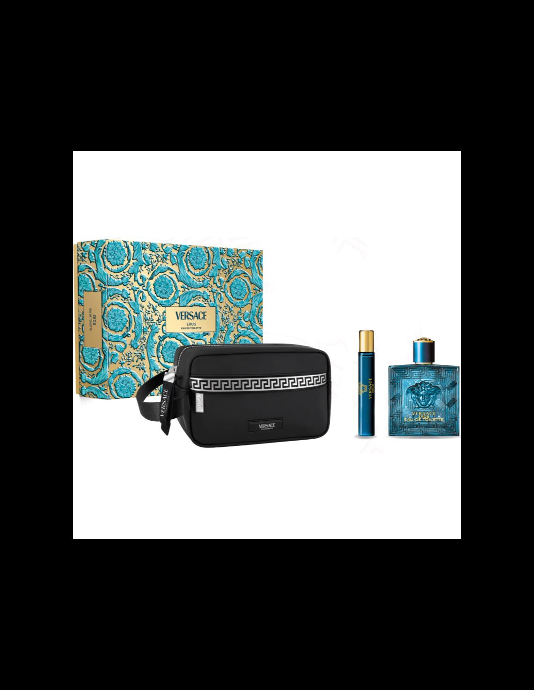 <tc>VERSACE</tc> Eros Eau De Toilette Spray 100ml Weihnachtsset 3-teilig