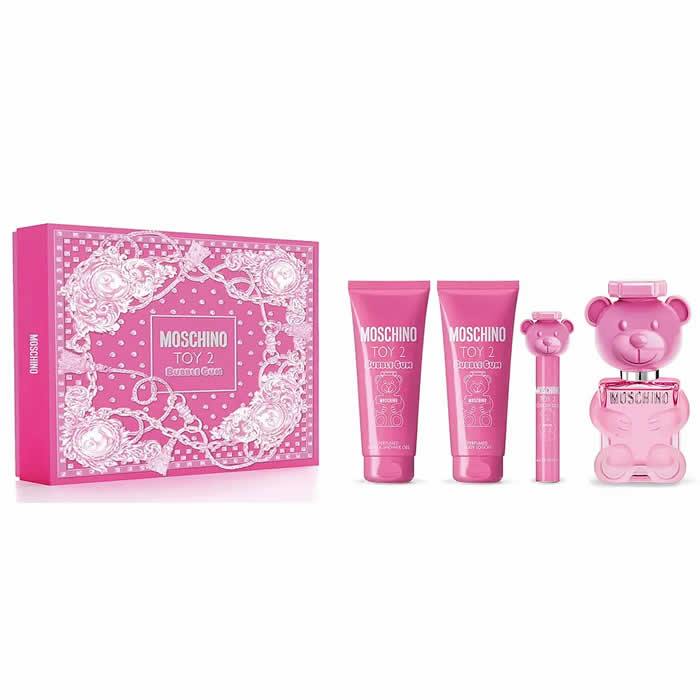 <tc>MOSCHINO</tc> Toy 2 Bubblegum Eau de Toilette Spray 100ml Set 4 Stück