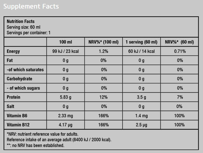 BCAA SHOT / 20X60ML.