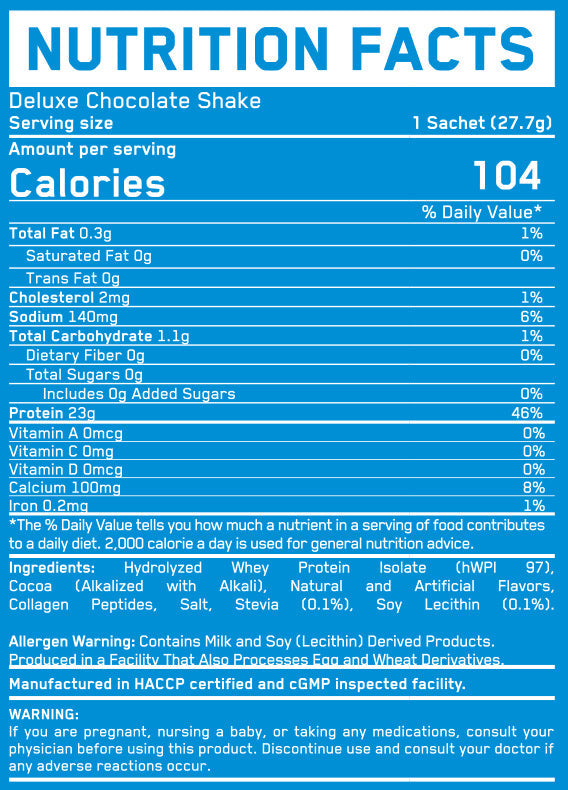 ISO -Build -Protein -Isolat 0,443 kg /16 Einzeldosen /