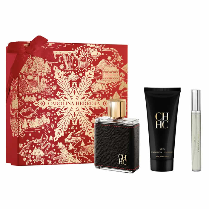 <tc>CAROLINA HERRERA</tc> Ch Men Eau De Toilette Spray 100ml Set 3 Stück