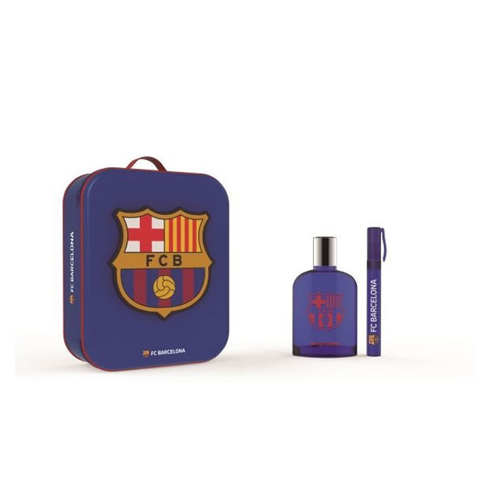 FC Barcelona Eau de Toilette Spray 100ml Set 3 Teile