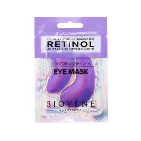 Retinol eye mask with peptides and hyaluronic acid for rejuvenation 1 pair - Nutra Best Europe