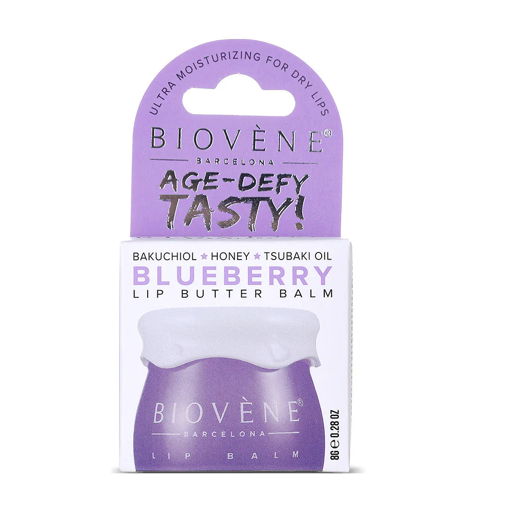 Lippenbalsam mit Blaubeere und Bakuchiol - Glättung und Nourishing - 8 Gramm