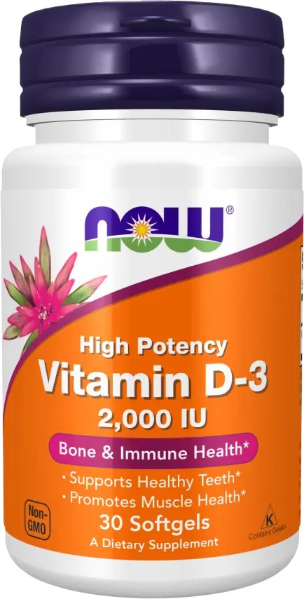 Jetzt Vitamin D3 / 2000 IU / 240 Gelkapseln