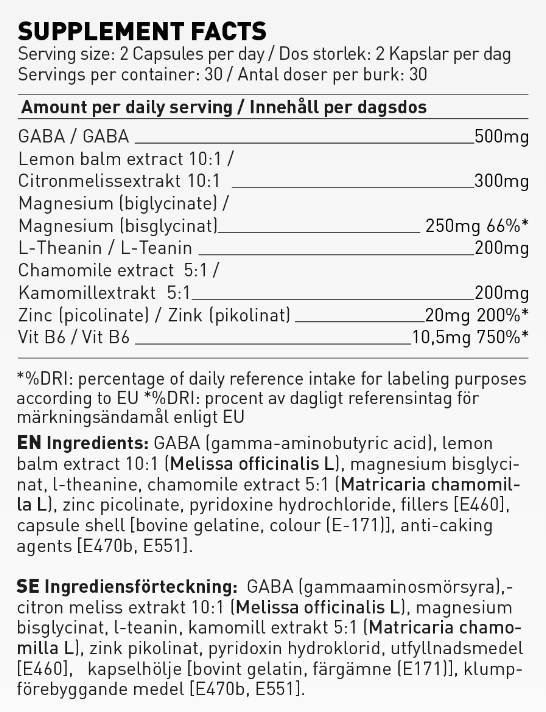 Langsamer | Entspannen & Antistress -Formel - 90 Kapseln
