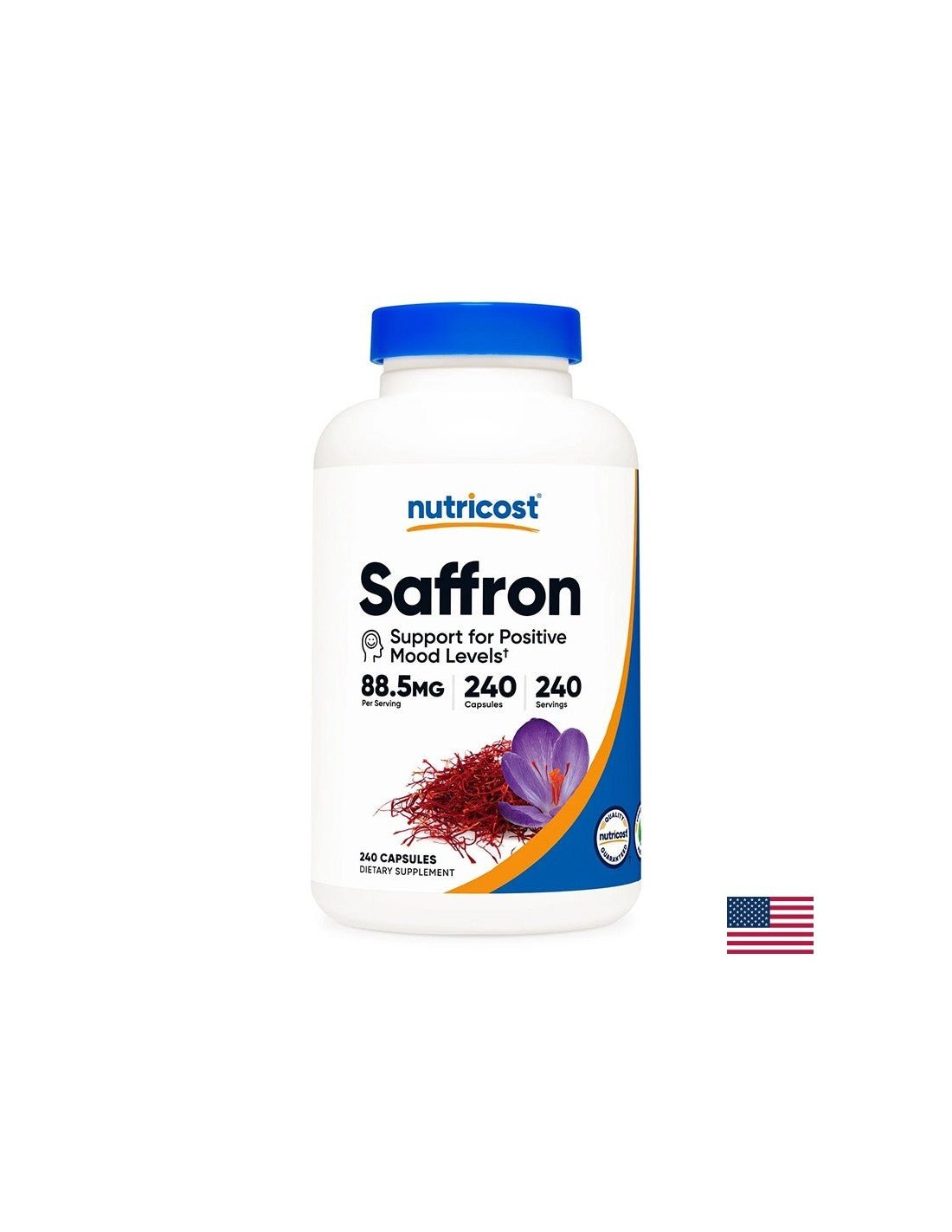 Nervensystem – Safranextrakt, 88,5 mg x 240 Kapseln