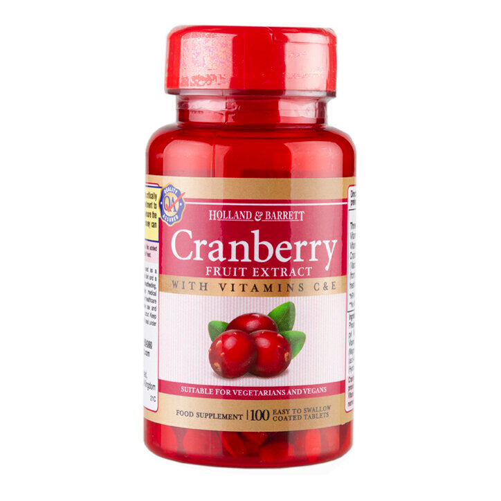 Cranberry mit Vitamin C und E 90 Tabletten HOLLAND & BARRETT