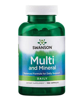 Multi and Mineral | Daily - 100 capsules - Nutra Best Europe