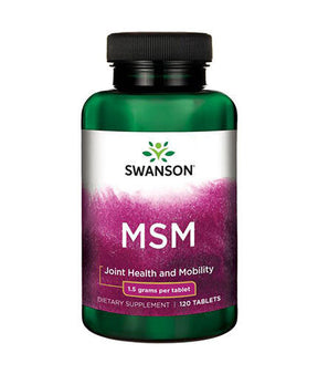 MSM 1500 mg - 120 Tablets - Nutra Best Europe