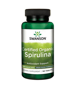 Organic Spirulina 500 mg - 180 Tablets - Nutra Best Europe