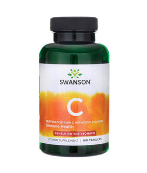 Buffered Vitamin C with Bioflavonoids 500 mg - 100 capsules - Nutra Best Europe