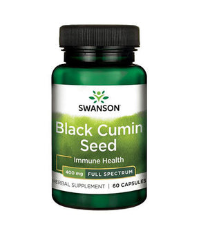 Full Spectrum Black Cumin Seed 400 mg - 60 capsules - Nutra Best Europe
