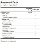 Leber -Ton -Leberentgiftung 300 mg - 120 Kapseln