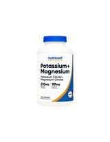 Nerven- und Muskelfunktion – Kalium + Magnesium, 99 mg/210 mg, 240 Kapseln <tc>Nutricost</tc>