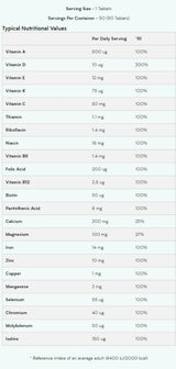 A - Z Multivitamin – 90 Tabletten