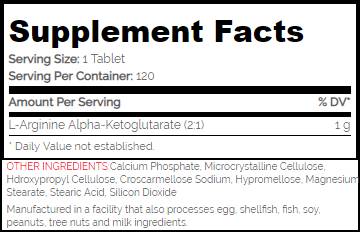 AAKG 1000 mg - 120 Tabletten