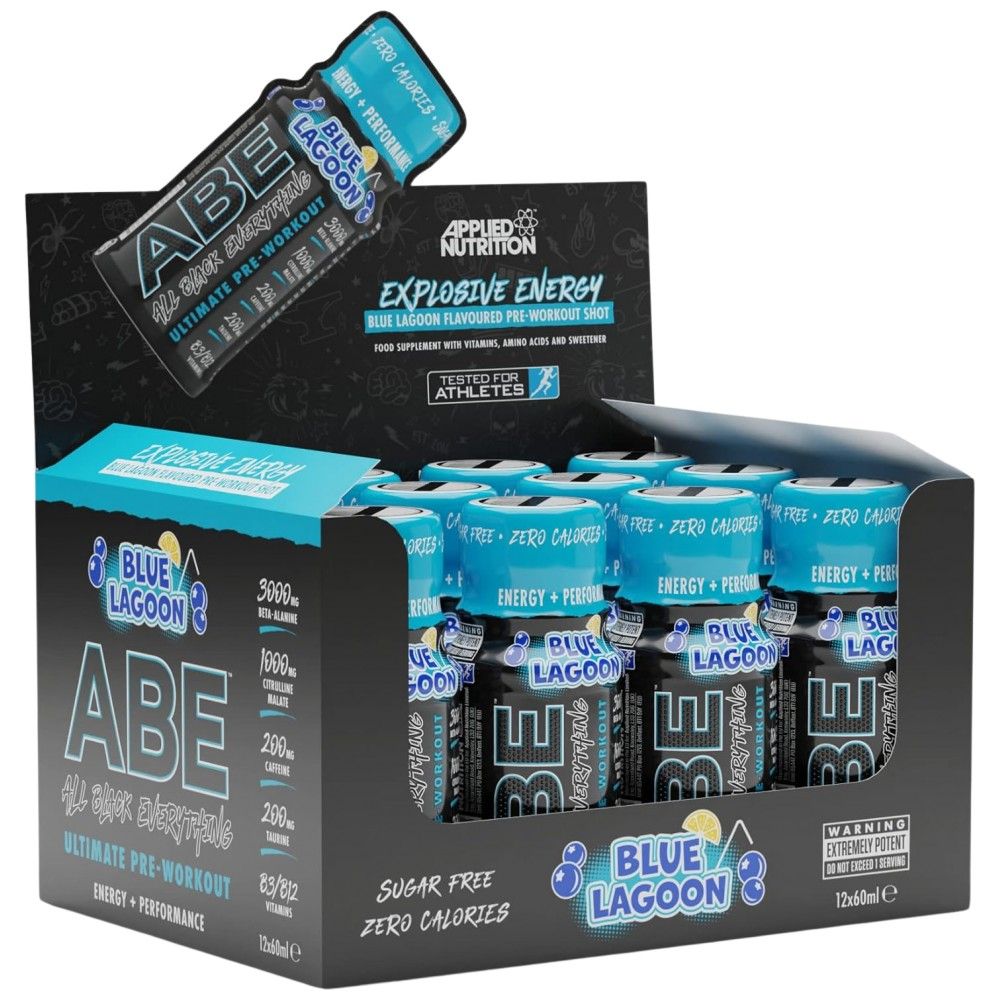 ABE-Schuss | All Black Everything Pre-Workout – 12 x 60 ml