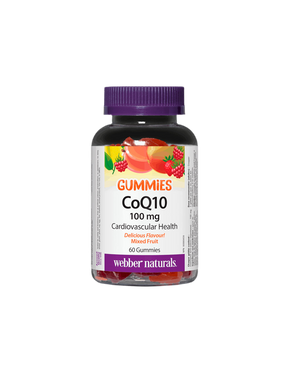 CoQ10 Gummies / Coenzyme Q10 100 mg, 60 jelly tablets Webber Naturals - Nutra Best Europe