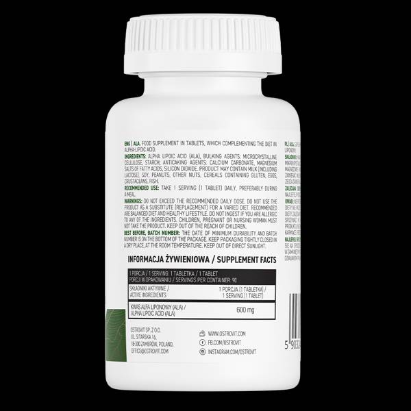 ALA/Alpha-Liponsäure 590 mg 90 Tabletten