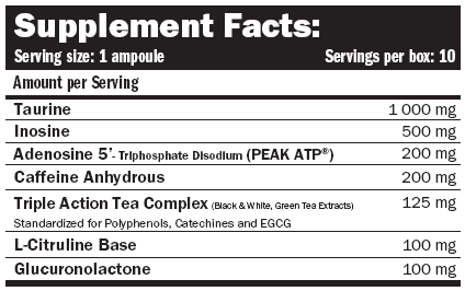 ATP Energy Liquid 25 ml./1 Amp.