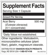 Acai-Beere 500 mg – 120 Kapseln
