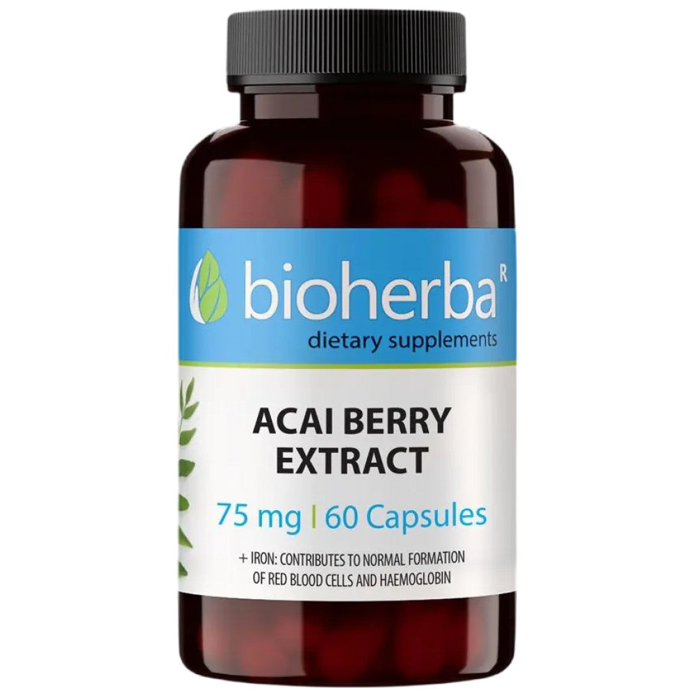 Acai-Beeren-Extrakt 75 mg – 60 Kapseln