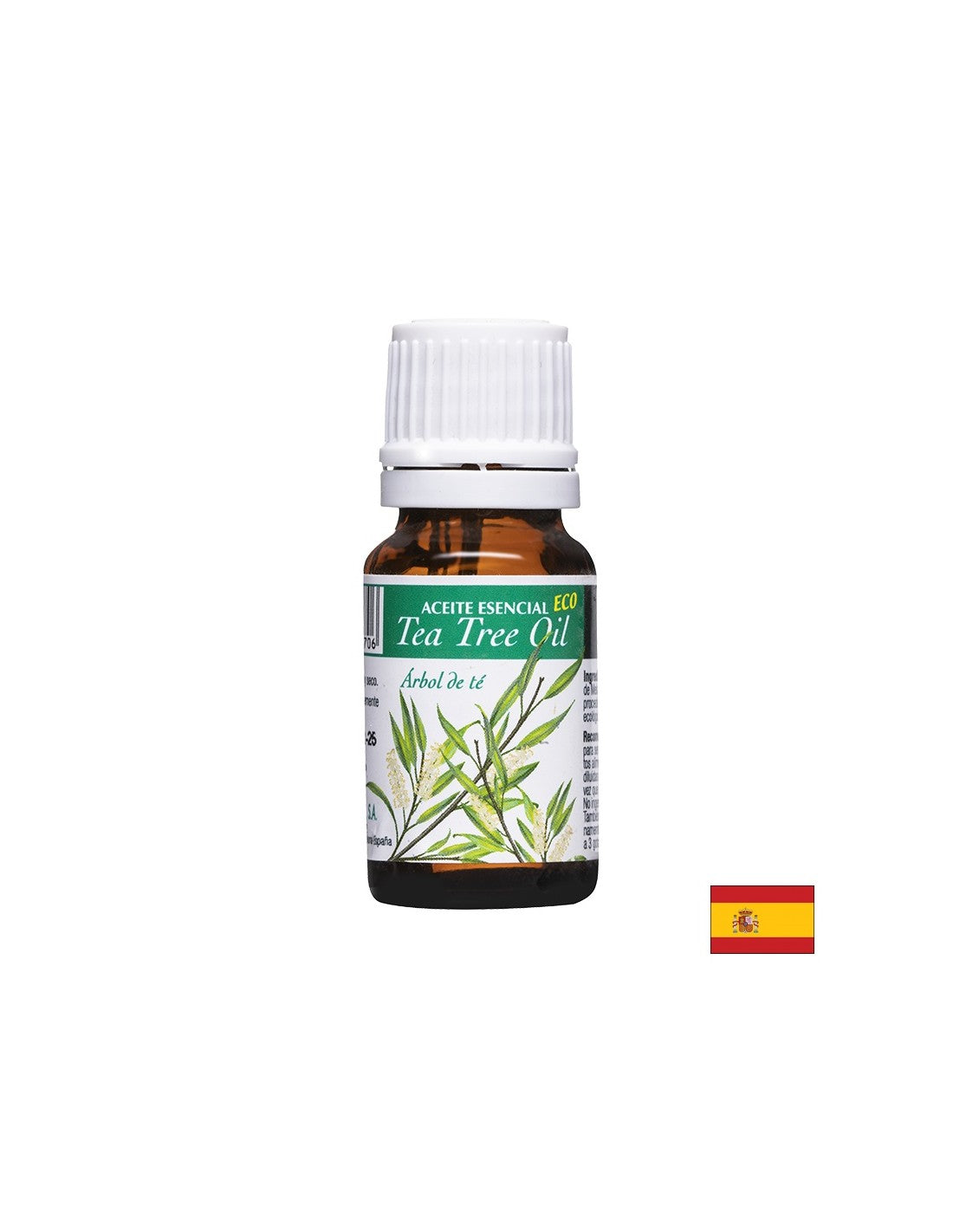 Ätherisches Bio-Teebaumöl – antiseptische und antimykotische Wirkung – Aceite Esencial Eco Tea Tree Oil, 10 ml