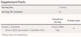 Acetyl-L-Carnitin 750 mg – 90 Tabletten