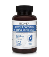 Acetyl-L-Carnitin + Alpha-Liponsäure 650 mg/120 Kapseln