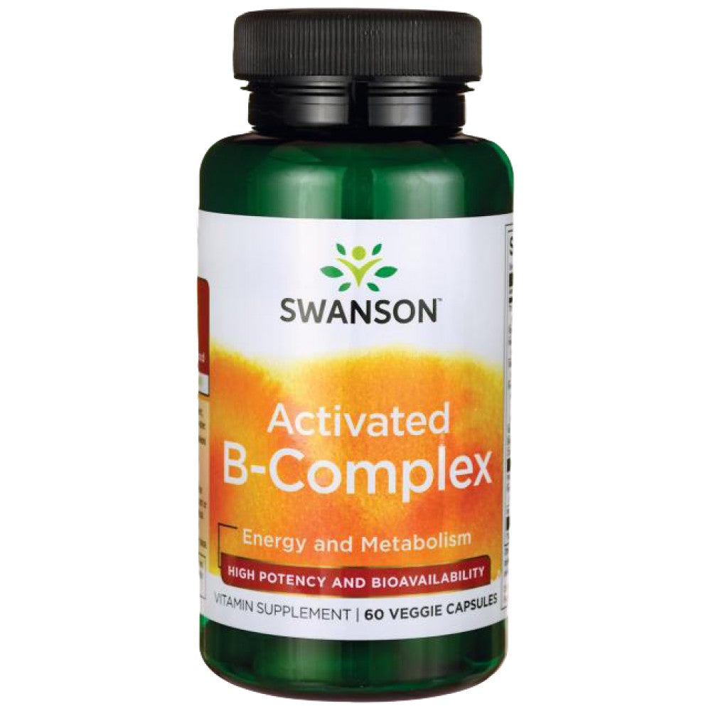 Aktivierter B-Komplex mit hoher Wirksamkeit und Bioverfügbarkeit 430 mg – 60 Kapseln