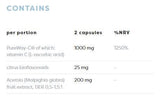 Aktives C 1000 mg | PureWay-C® mit Zitrus-Bioflavonoiden und Acerola – 120 Kapseln