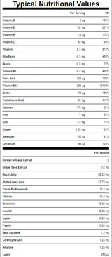 Multivitamine für aktive Frauen – 120 Tabletten