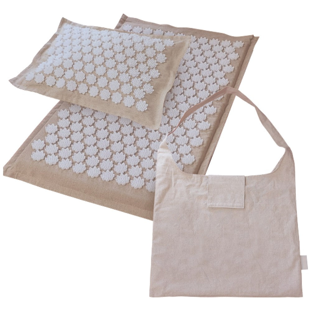 Akupressurmatte mit Kissen und Tasche | Akupunktur-Massagematte mit Kissen und Tasche