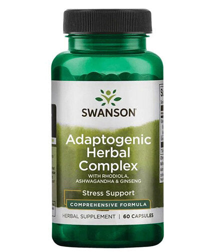 Adaptogener Kräuterkomplex | mit Rhodiola Ashwagandha Ginseng – 60 Kapseln