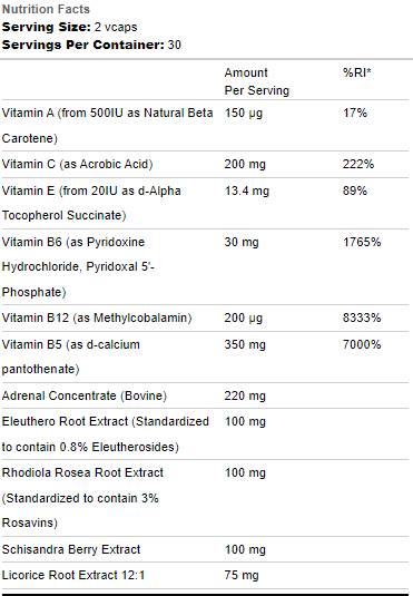AdrenalCore | mit Ashwagandha - 60 Kapseln