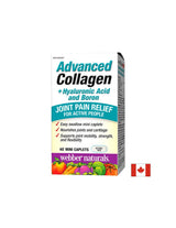 Fortgeschrittenes Kollagen + Hyaluronsäure und Bor/Kollagen + Hyaluronsäure und Bor x 40 Minikapseln <tc>Webber Naturals</tc>