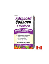 Advanced Collagen + Kurkuma/Kollagen und Kurkuma für die Gelenkgesundheit, 30 Mini-Kapseln <tc>Webber Naturals</tc>