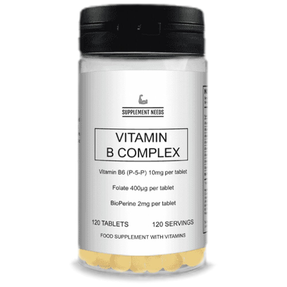 Fortschrittlicher Vitamin-B-Komplex – 120 Tabletten